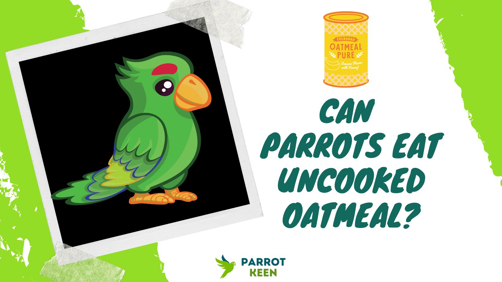 Can Parrots Eat Uncooked Oatmeal